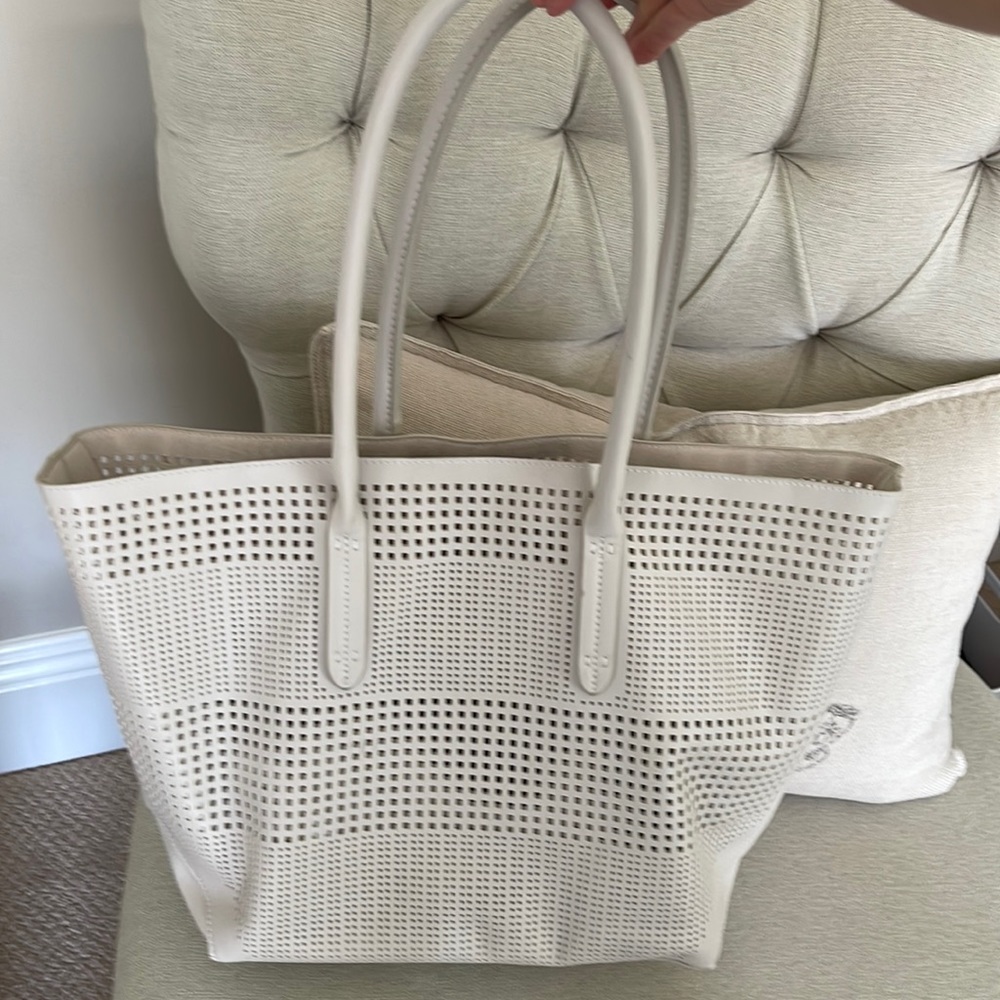 Deux Lux vegan leather tote and pouch